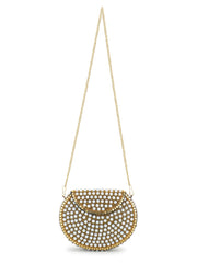 Mosaic Metal Embellished Clutch