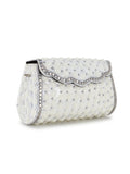 Mosaic Metal Embellished Clutch