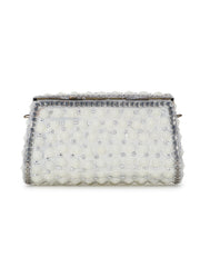 Mosaic Metal Embellished Clutch