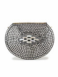 Mosaic Metal Embellished Clutch