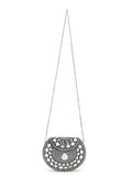 Mosaic Mosaic Embellished Metal Clutch