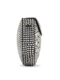 Mosaic Mosaic Embellished Metal Clutch