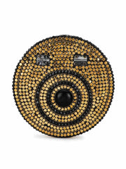 Mosaic Mosaic Embellished Metal Clutch
