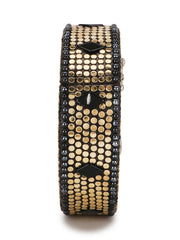 Mosaic Mosaic Embellished Metal Clutch