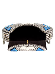 Jewel Mosaic Metal Clutch