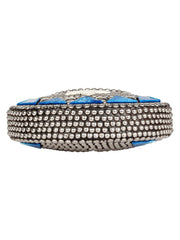 Jewel Mosaic Metal Clutch
