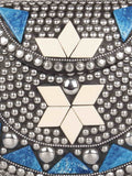 Jewel Mosaic Metal Clutch
