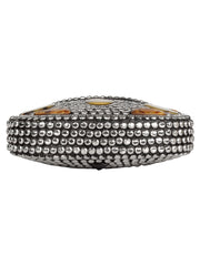 Jewel Mosaic Metal Clutch