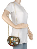 Jewel Mosaic Metal Clutch