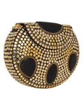 Jewel Mosaic Metal Clutch