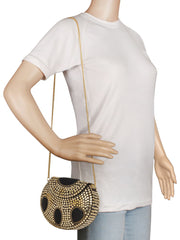 Jewel Mosaic Metal Clutch