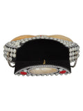 Marvelous Mosaic Metal Shells Clutch