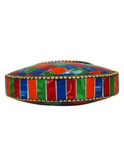 Marvelous Mosaic Metal Marble Clutch