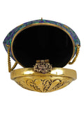 Cask Mosaic Metal Clutch