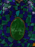 Cask Mosaic Metal Clutch