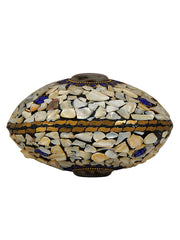Cask Mosaic Metal Clutch