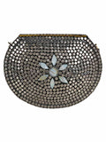 Jewel Mosaic Metal Clutch