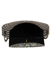 Jewel Mosaic Metal Clutch