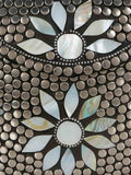 Jewel Mosaic Metal Clutch