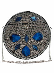 Gala Mosaic Metal Clutch