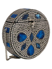 Gala Mosaic Metal Clutch
