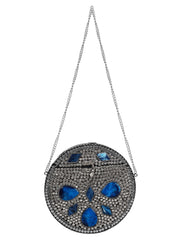 Gala Mosaic Metal Clutch