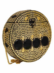 Gala Mosaic Metal Clutch