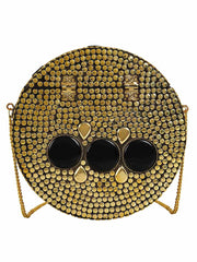 Gala Mosaic Metal Clutch
