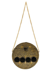 Gala Mosaic Metal Clutch