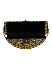 Gala Mosaic Metal Clutch