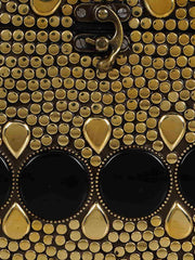 Gala Mosaic Metal Clutch