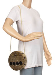 Gala Mosaic Metal Clutch