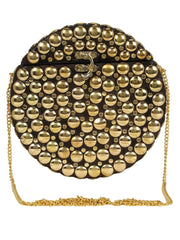 Gala Mosaic Metal Clutch