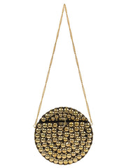 Gala Mosaic Metal Clutch