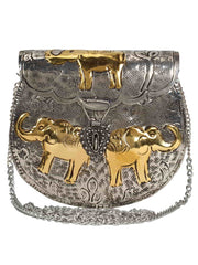 Hasp Mosaic Metal Clutch