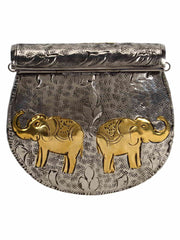 Hasp Mosaic Metal Clutch