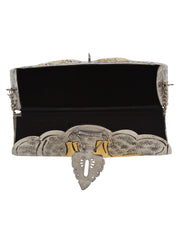 Hasp Mosaic Metal Clutch