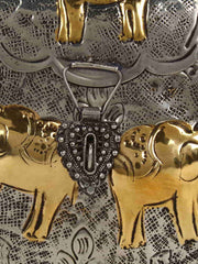 Hasp Mosaic Metal Clutch