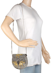 Hasp Mosaic Metal Clutch