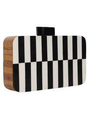 Piano Wooden Clutch