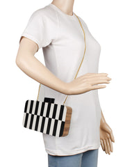 Piano Wooden Clutch