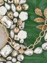 Sultana Stone Work Embellished Resin Clutch