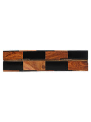 Balk Checked Wooden Clutch