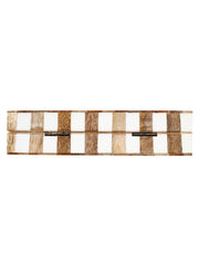 Balk Geometric Wooden Clutch