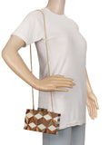 Balk Geometric Wooden Clutch