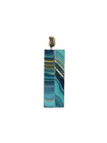 Balk Wood & Resin Marble Printed Box Clutch