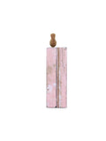Balk Wood & Resin Striped Printed Box Clutch