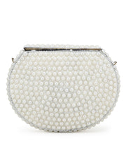 Mosaic Metal Box Clutch