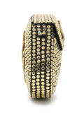 Mosaic Metal Clutch with Stone Work