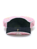 Mosaic Metal Floral Beaded Clutch